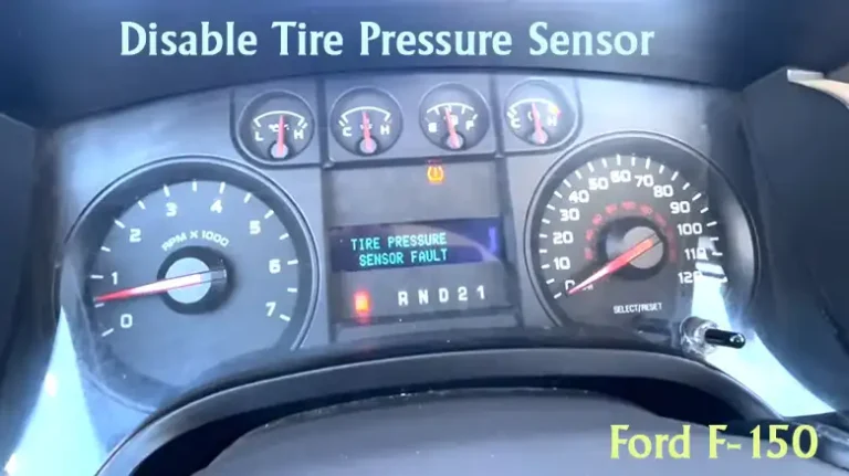 How to Disable the Ford F-150 Tire Pressure Sensor? Safely and Smartly